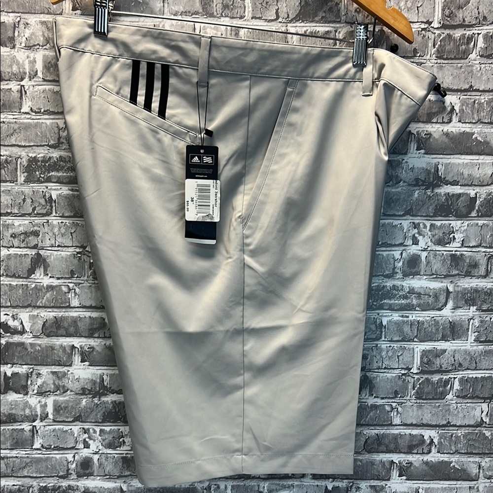 NWT‎ Adidas Gray Flat Front Athletic Shorts